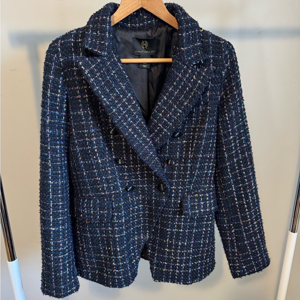 House of Harlow 1960 Sparkly Double Breasted Blazer